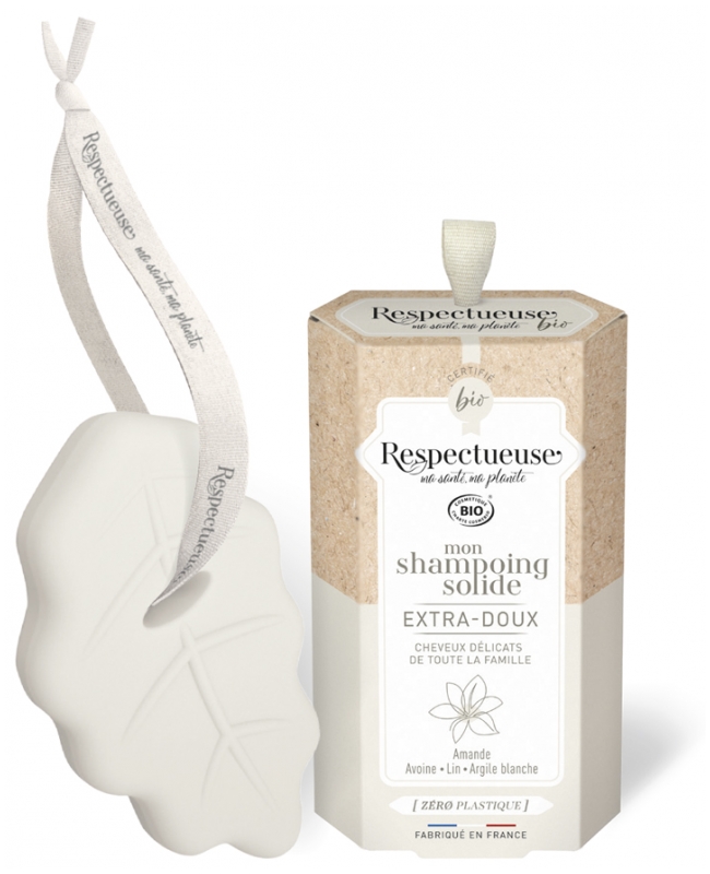 [724Ph240025096] Mon Shampoing Solide Extra-Doux Bio 75g Respectueuse 
