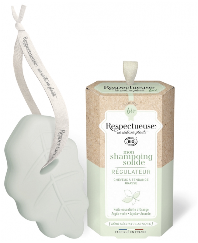[724Ph240025099] Mon Shampoing Solide Régulateur Bio 75g Respectueuse