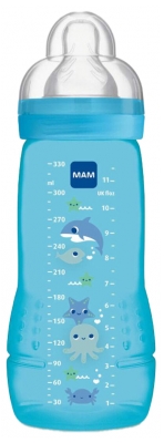 [724Ph240002576] MAM Easy Active Biberon 2ème Âge 330 ml 6 Mois et +