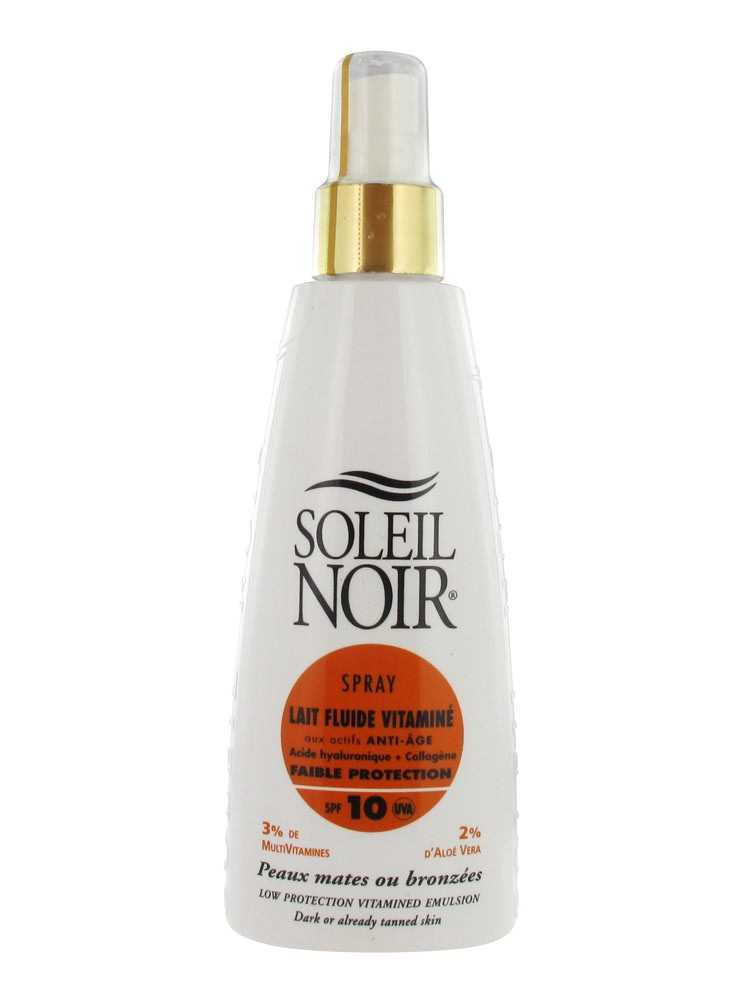 Spray Lait Fluide Vitaminé SPF10 Soleil Noir