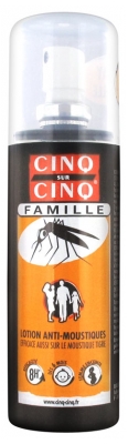 [724Ph240025910] Cinq sur Cinq Famille Lotion Anti-Moustiques 100 ml
