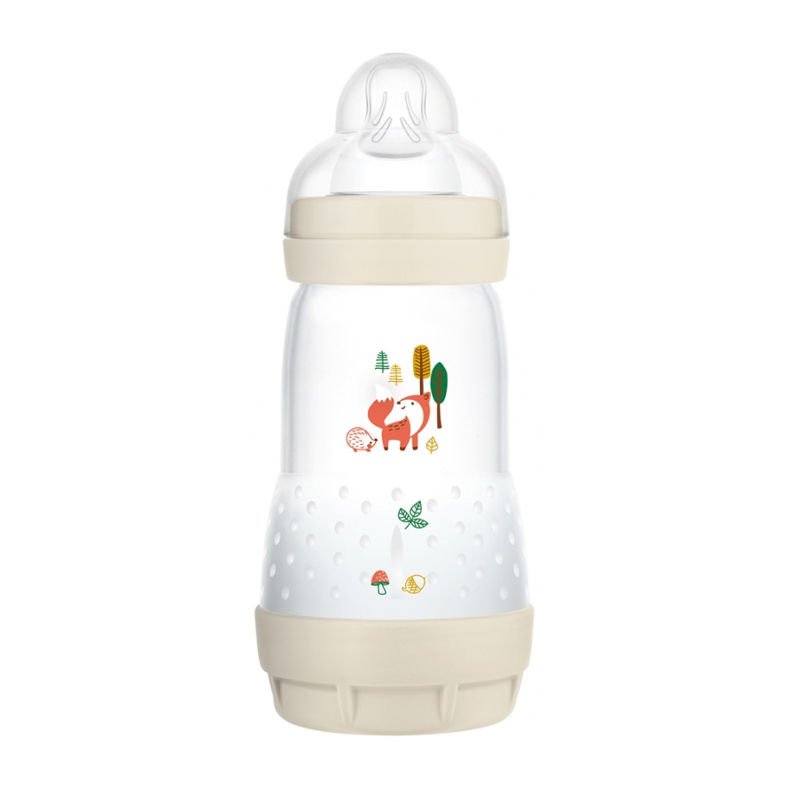 [724Ph240002589] MAM Easy Start Biberon Anti-Colique Couleurs de la Nature 260ml 2 Mois et + Débit 2