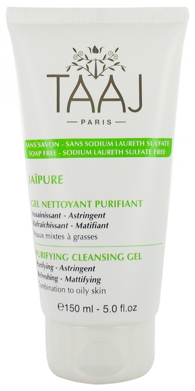 Jaïpure Gel Nettoyant Purifiant 150 ml Taaj 