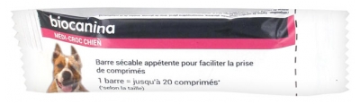 [724Ph240002700] Médi-Croc Chien Barre Sécable Appétente 25 g Biocanina