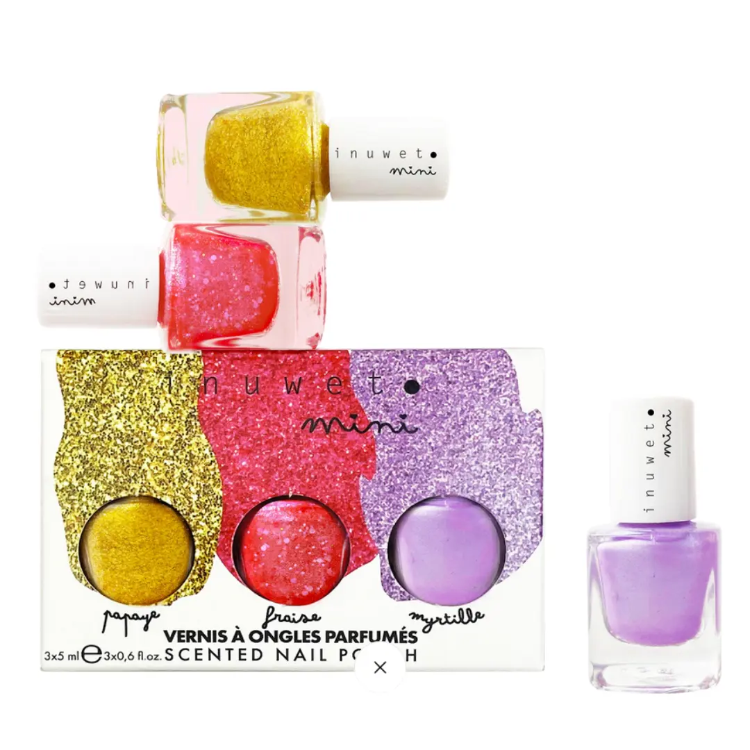 [724Ph240027274] Coffret Trio Vernis Enfants Rainbow Inuwet