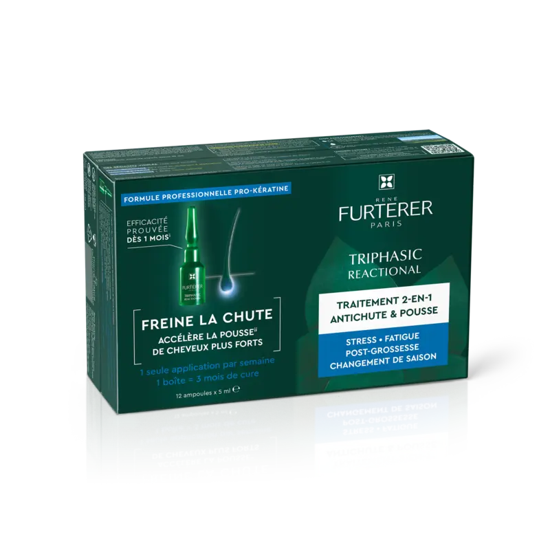 [724Ph240027284] Triphasic Traitement Antichute Réactionnelle 12x5ml René Furterer