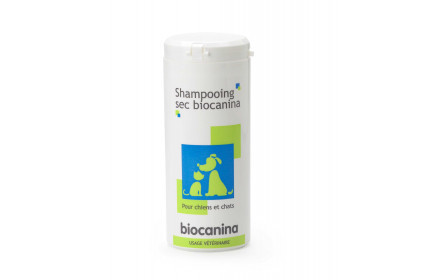 [724Ph240002734] Shampoing Sec pour Chien et Chat 75g Biocanina 