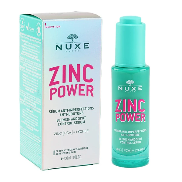 Zinc Power Sérum Anti imperfections Anti boutons Nuxe