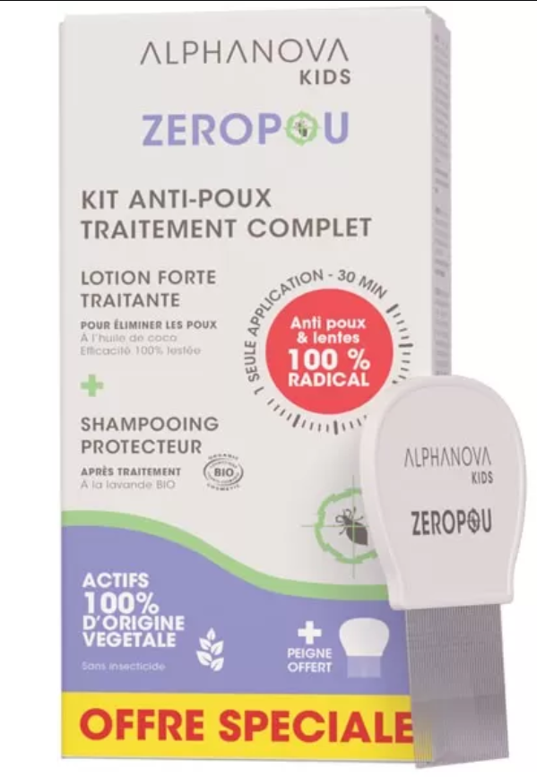[724Ph240028954] Zéropou Kit Anti-poux Alphanova