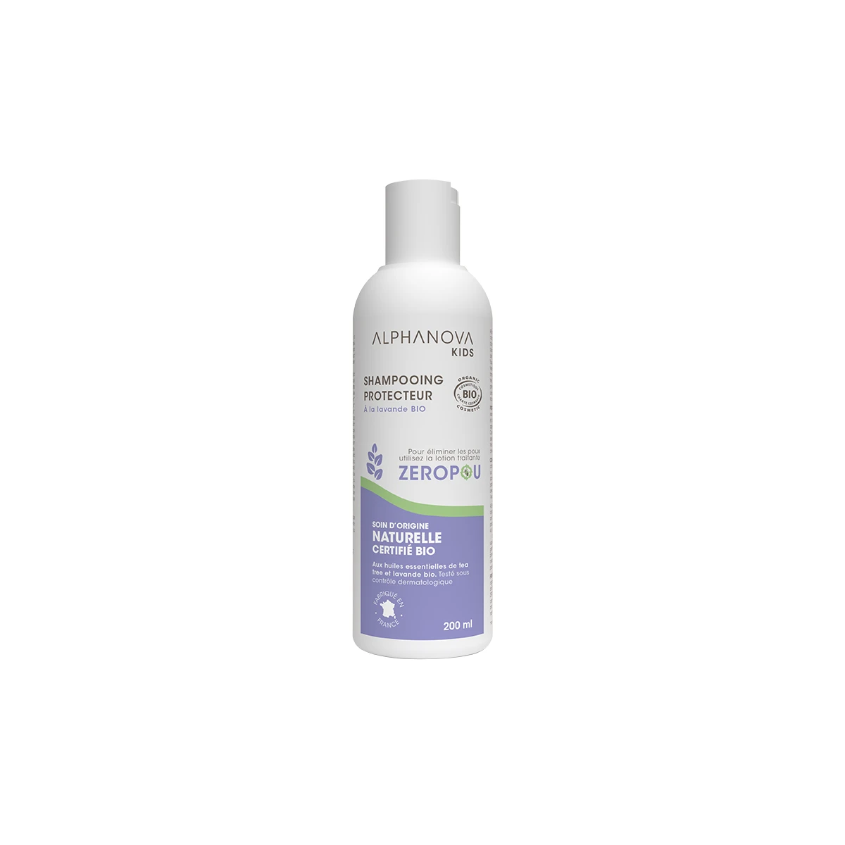 [724Ph240028956] Kids Zéropou Shampoing Bio 200 ml Alphanova 