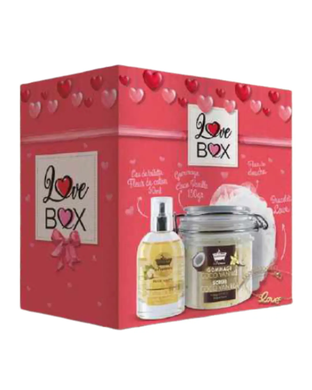 Love Box Fleur de Coton Les Petits Bains de Provence — Emballage abîmé