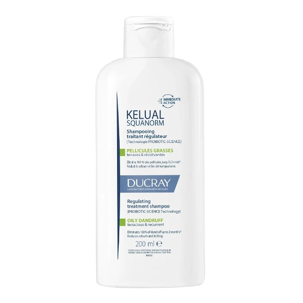 [724Ph240029634] Kelual Squanorm Shampooing Traitant Régulateur Pellicules Grasses Ducray (400ML)