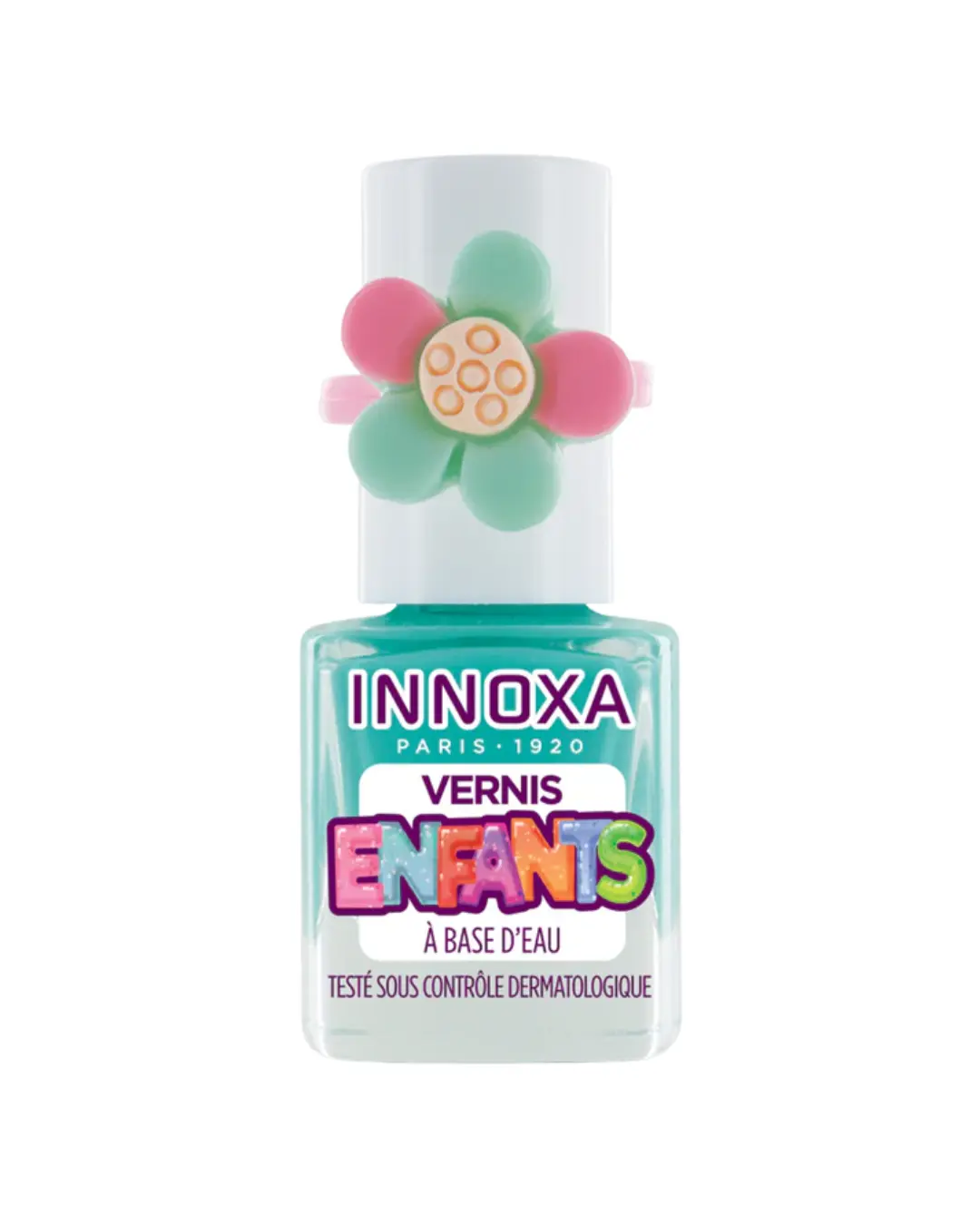 [724Ph240029739] Vernis à Ongles pour Enfants à Base d'Eau Innoxa (Fleur Verte)