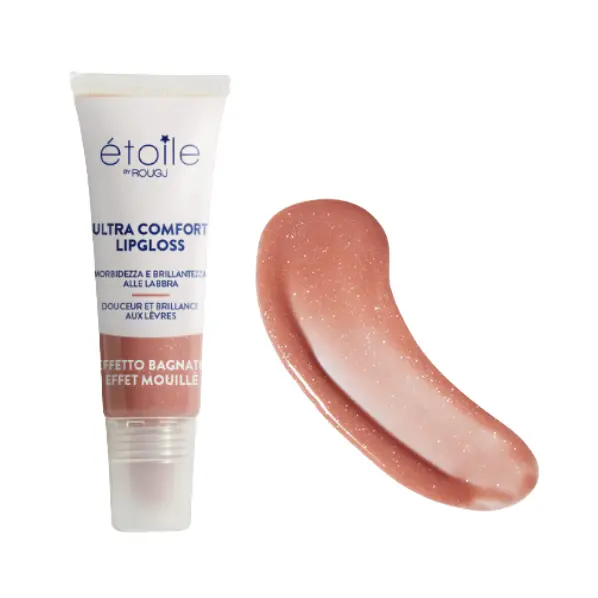 [724Ph240029799] LipGloss Ultra Confort RougJ (Nude Perlé)