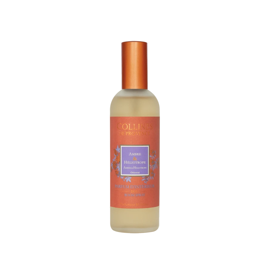 [724Ph240029829] Parfum d'Intérieur Ambre & Héliotrope 100ml Collines de Provence
