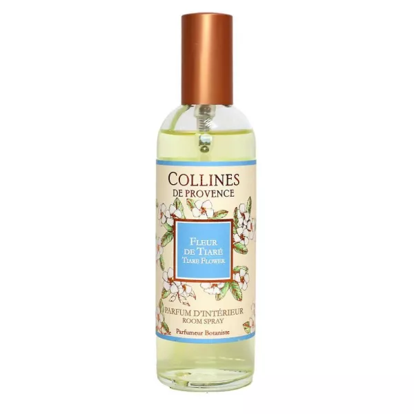 [724Ph240029832] Parfum d'Intérieur Fleur de Tiaré 100ml Collines de Provence