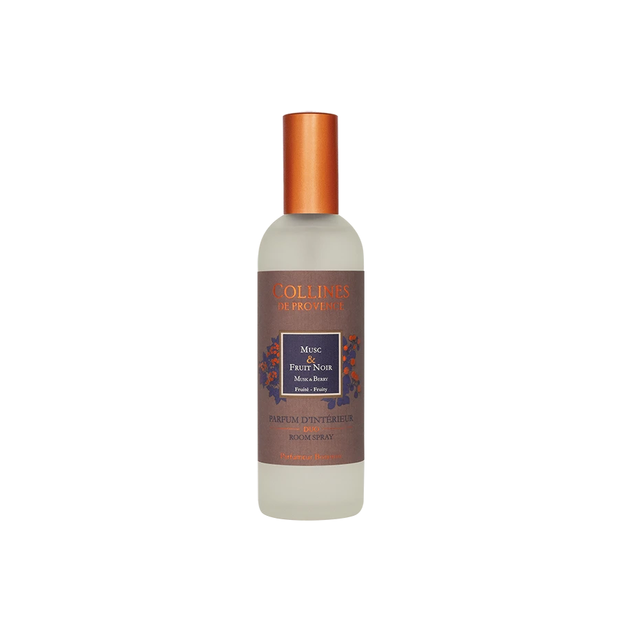 Parfum d'Intérieur Musc & Fruit Noir 100ml Collines de Provence