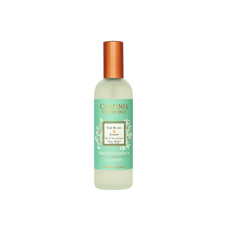 [724Ph240029838] Parfum d'Intérieur Thé Blanc & Jasmin 100ml Collines de Provence