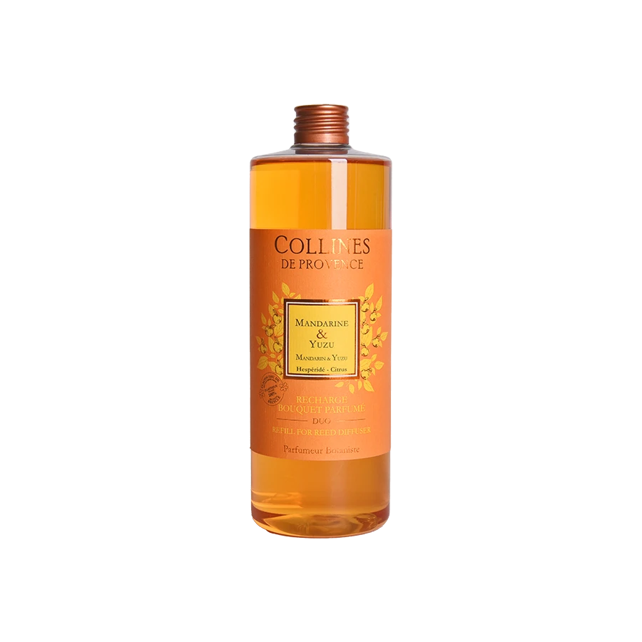 Recharche Bouquet Parfumé Mandarine & Yuzu 200ml Collines de Provence