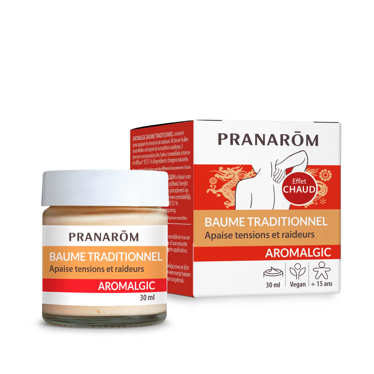 [724Ph240029910] Aromalgic Baume Traditionnel Effet Chaud 30ml Pranarôm