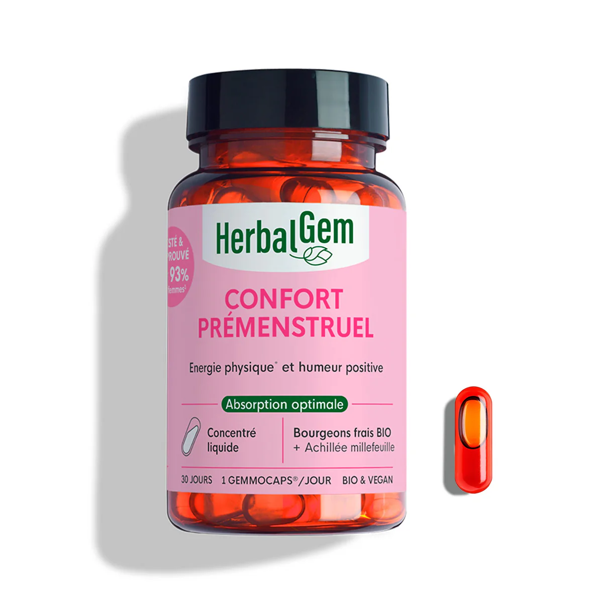 Gemmocaps Confort Prémenstruel  30 Comprimés HerbalGem