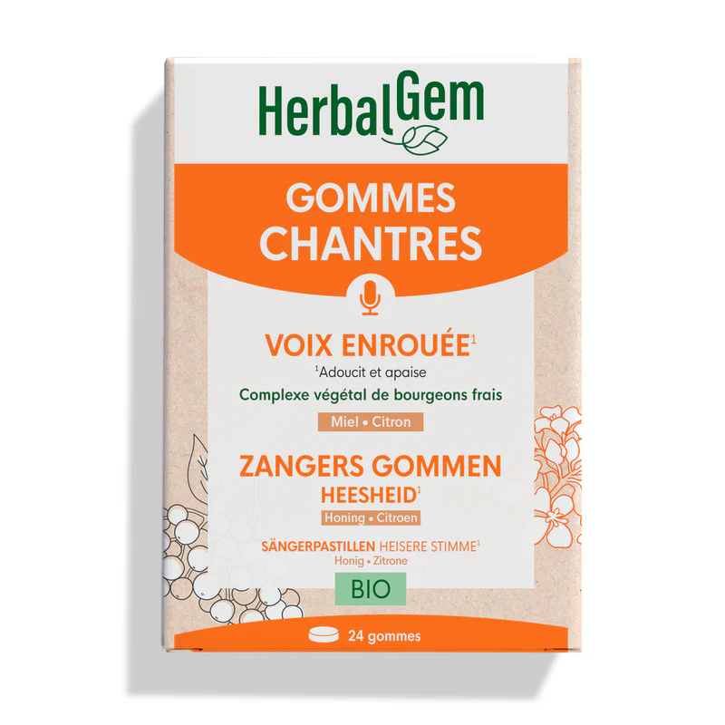 [724Ph240029920] Gommes Chantres Voix Bio x24 HerbalGem
