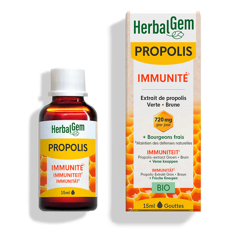 Gouttes Propolis Immunité 50ml HerbalGem