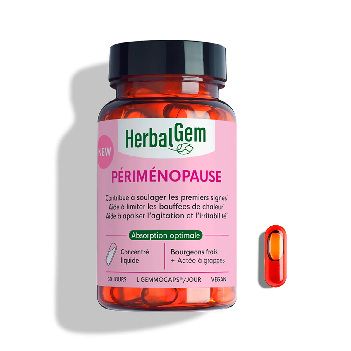 Gemmocaps Périménaupause 30 Comprimés HerbalGem