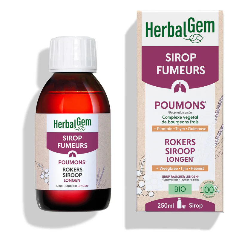 [724Ph240029938] Sirop Fumeurs Bio 250ml HerbalGem