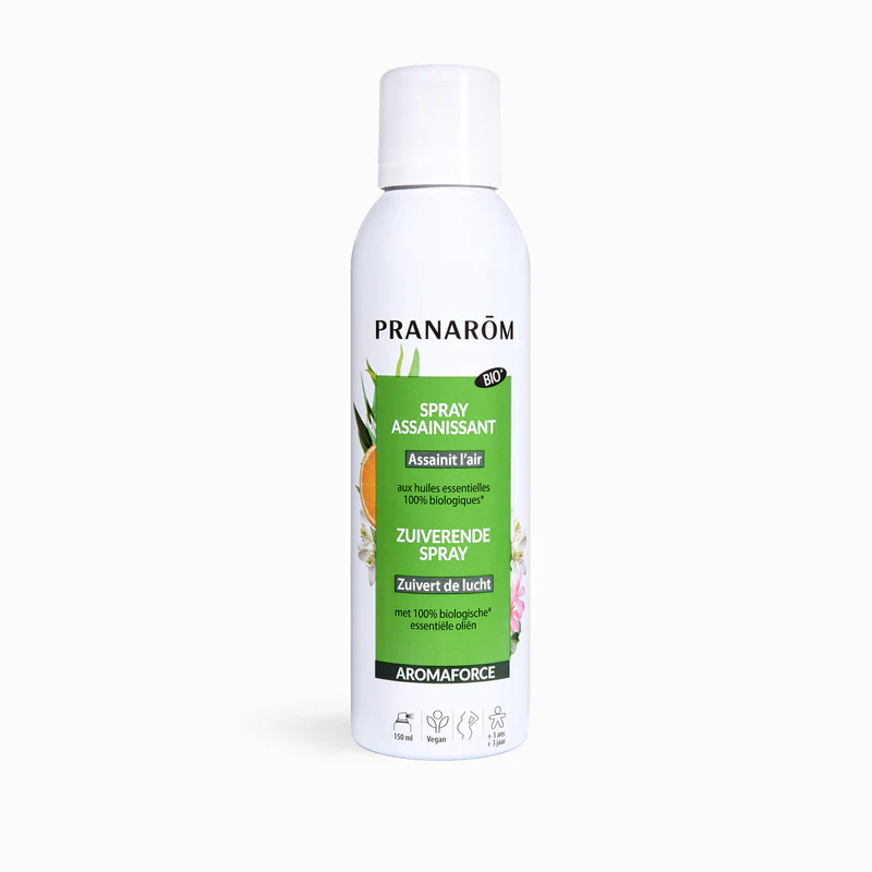 Spray Assainissant Orange Douce Ravintsara Bio 400ml Pranarôm