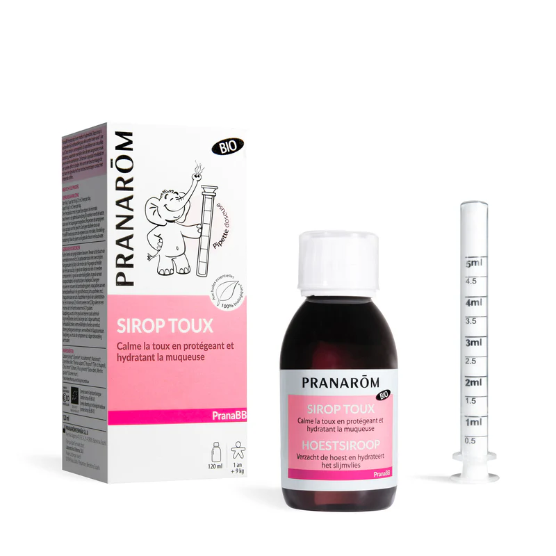 [724Ph240029968] PranaBB Sirop Toux Bébé Bio 120ml Pranarôm