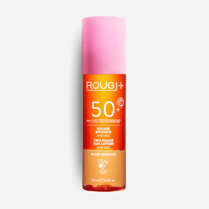 [724Ph240029973] Solaire Biphase SPF50+ Anti-Age 200ml RougJ
