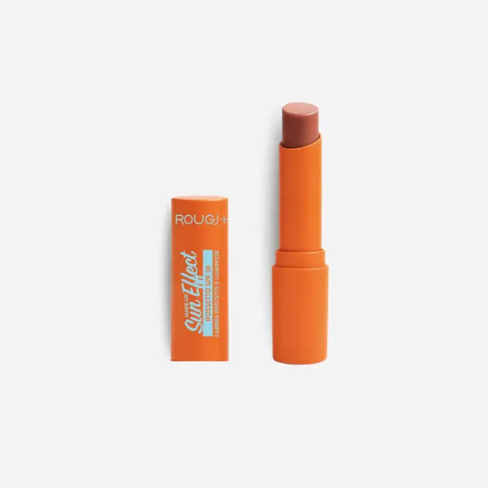 [724Ph240029974] Rouge à Lèvres Protecteur SPF30 RougJ (Nude Brown)