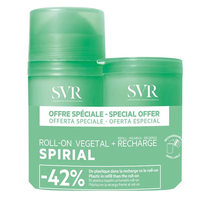 Spirial Lot Roll-on végétal + Recharge SVR