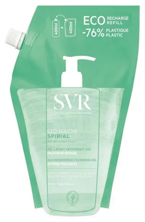 [724Ph240030113] Spirial Déo-Douche Recharge 400ml SVR