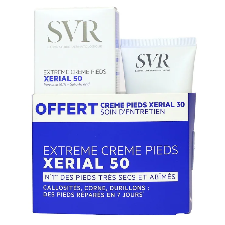 [724Ph240030115] Lot Xérial 50 + Xérial 30 Crème Pieds Offert