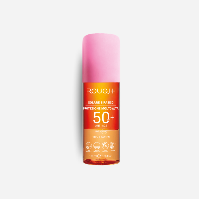[724Ph240030123] Solaire Biphasique SPF50+ Anti-Age 100ml RougJ