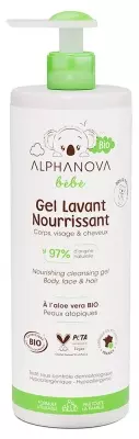 [724Ph240030148] Bébé Gel Lavant Nourrissant Bio 400ml Alphanova