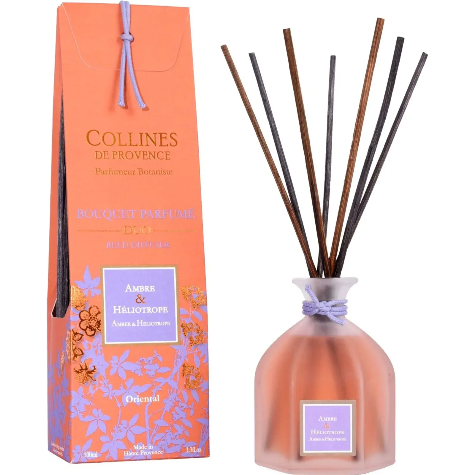 [724Ph240003814] Bouquet Parfumé Ambre & Héliotrope 100ml Collines de Provence
