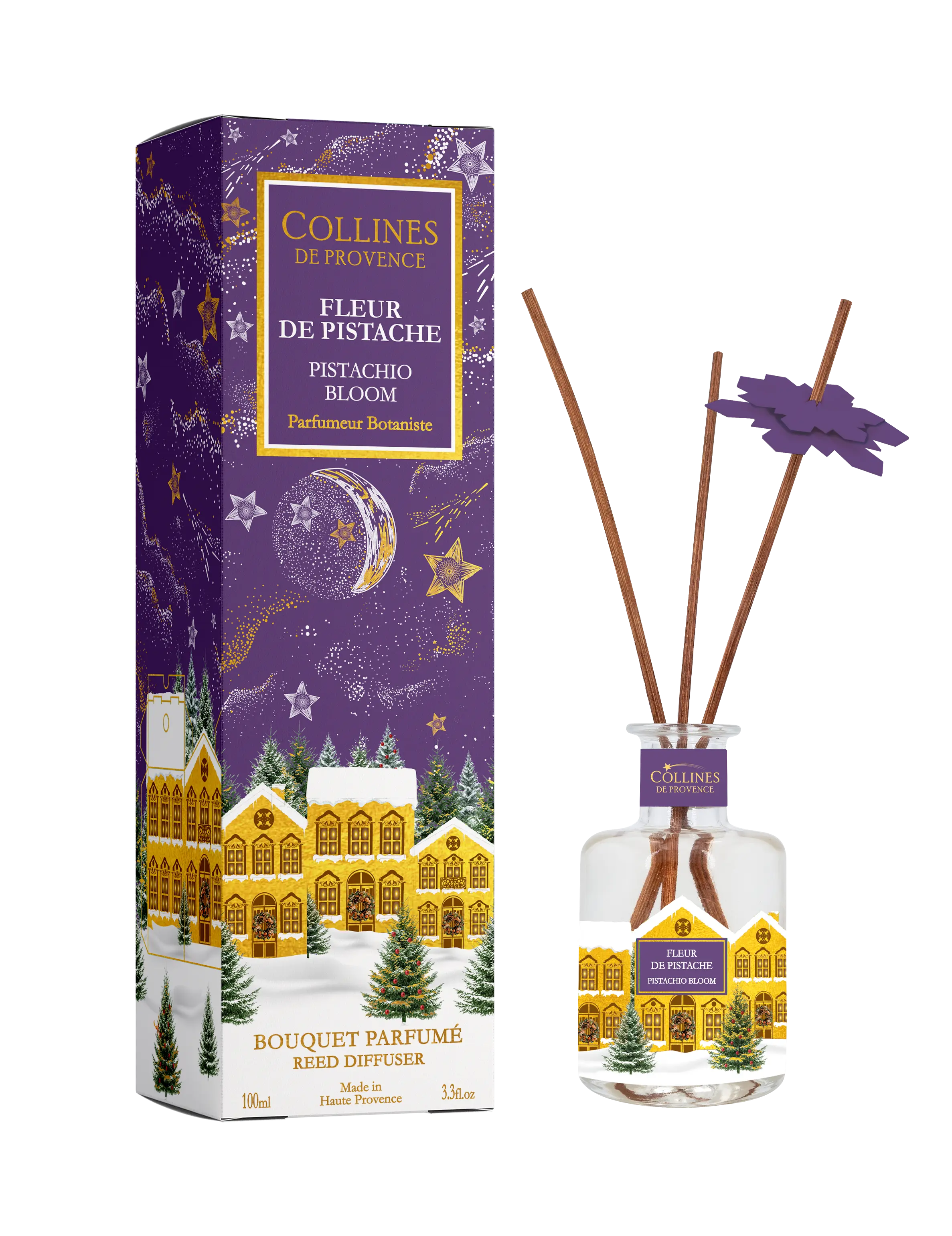 [724Ph240003821] Bouquet Parfumé Fleur de Pistache 100ml Collines de Provence