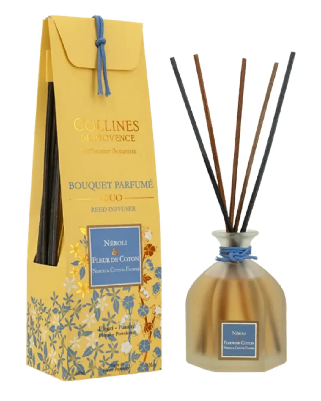 [724Ph240003831] Bouquet Parfumé Néroli & Fleur de Coton 100ml Collines de Provence