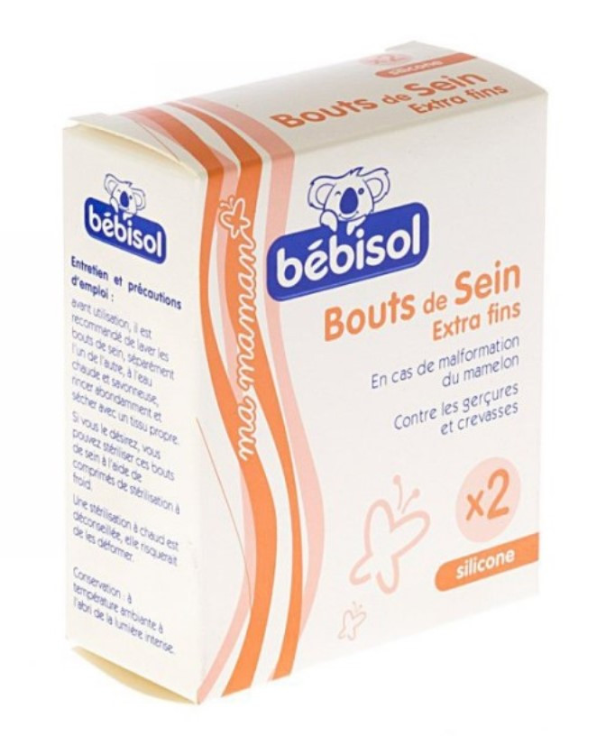 [724Ph240003840] Bouts de Sein 2 en silicone Bébisol