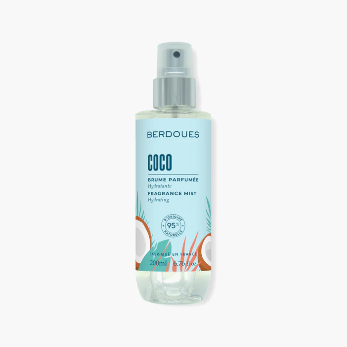 [724Ph240003978] Brume Parfumée Hydratante Coco 200ml Berdoues