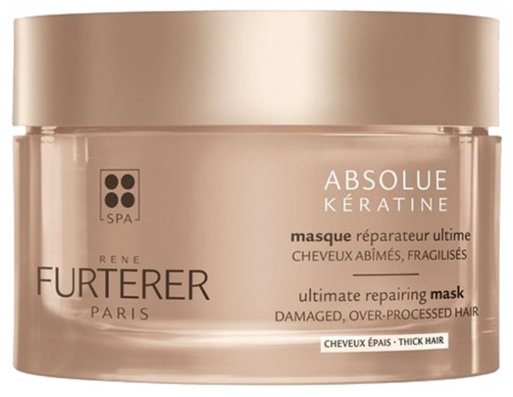[724Ph240000429] Absolue Kératine Masque Réparateur Ultime Cheveux Epais 200ml René Furterer 