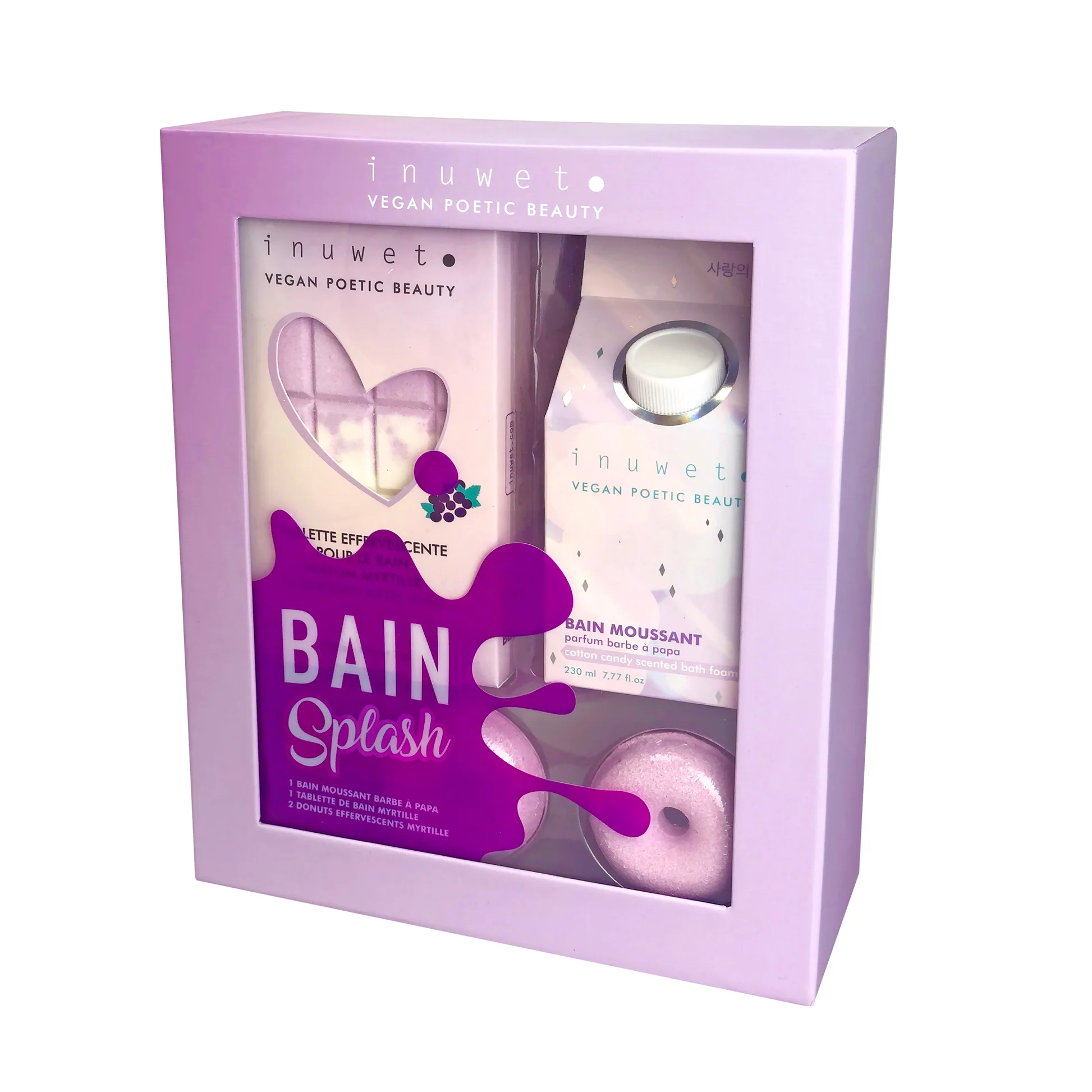 [724Ph240005497] Coffret Bain Splash Myrtille Inuwet