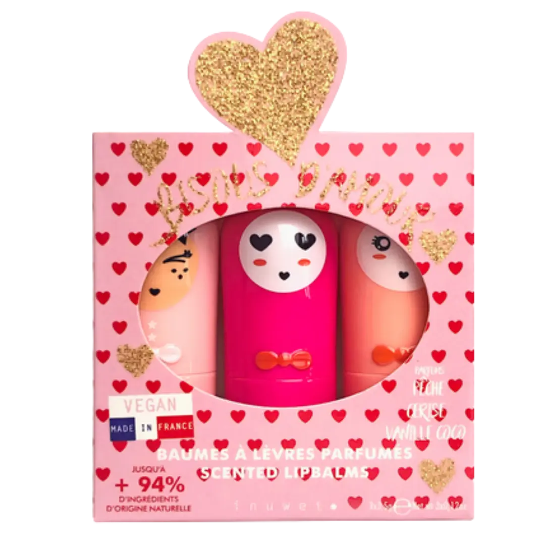 [724Ph240005655] Trio Bisous Baumes Lèvres Inuwet
