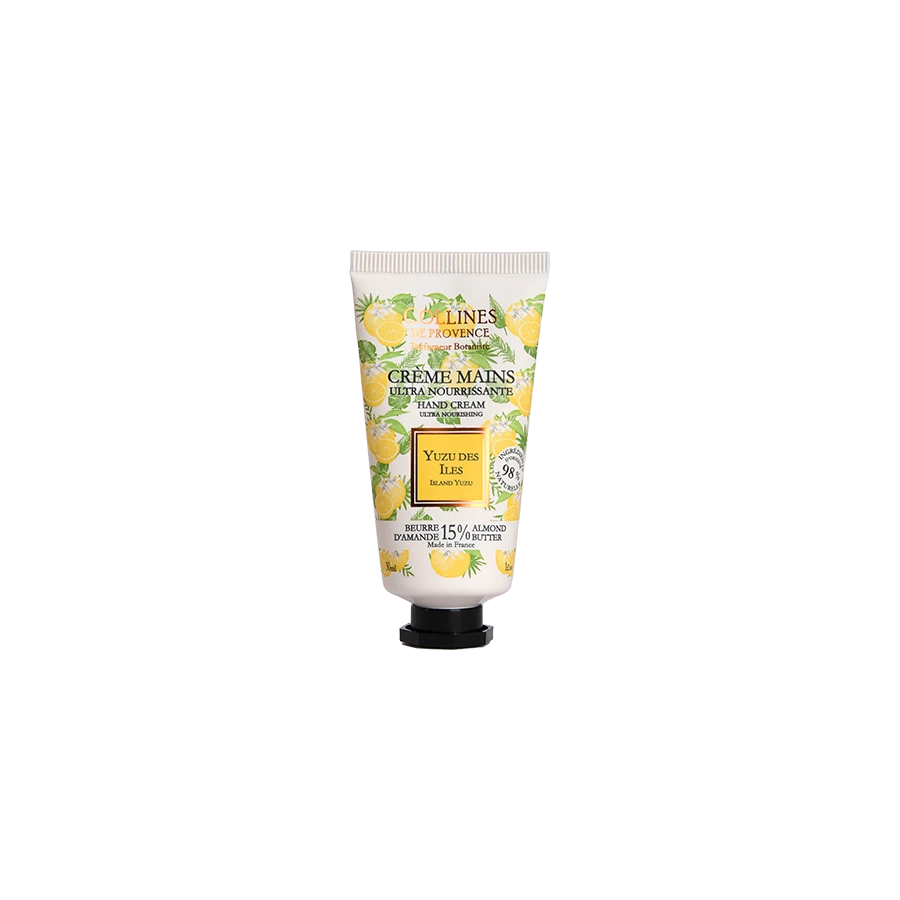 [724Ph240005758] Crème Mains Yuzu des Îles 30ml Collines de Provence 