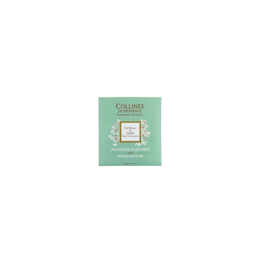 [724Ph240005764] Pochette Parfumée Thé Blanc & Jasmin 6g Collines de Provence 