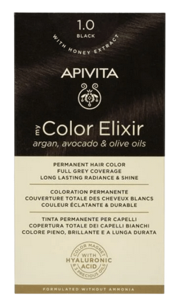 [724Ph240005800] Coloration Permanente 1.0 Noir My Color Elixir Apivita