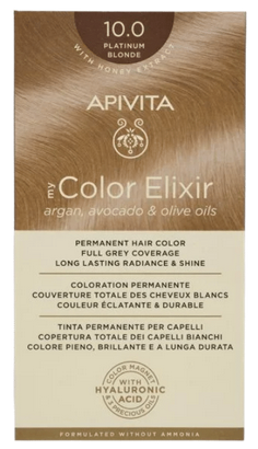 [724Ph240005801] Coloration Permanente 10.0 Blond Platine My Color Elixir Apivita